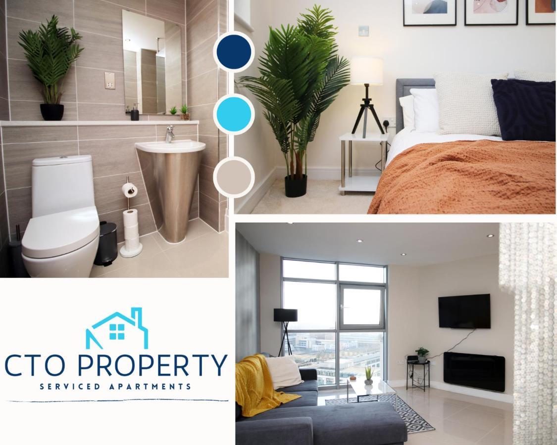 The Skyline - Luxury City Centre Flat With Designated Parking Cardiff Eksteriør bilde